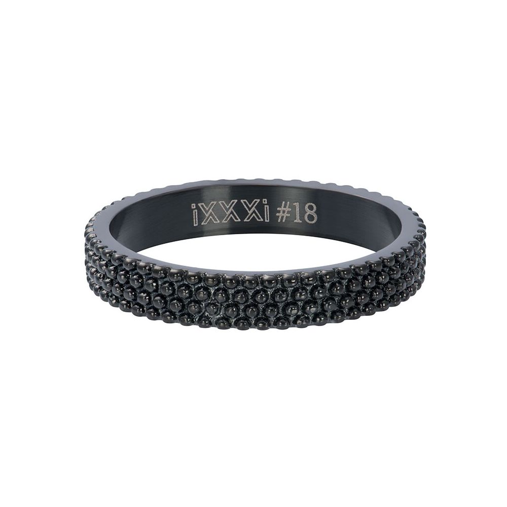 iXXXi Ring Caviar Black - R03801-05