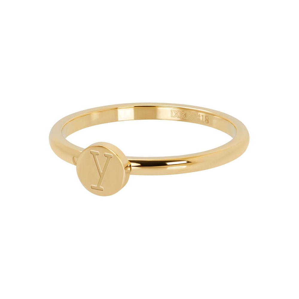 iXXXi Ring Alfabet Y Gold Color - R04025-01