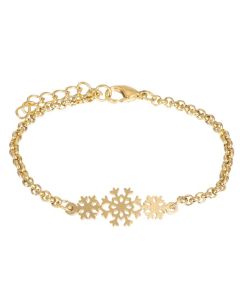 iXXXi Armband Snowflake Gold Color - B00394