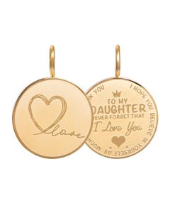 iXXXi Charm Daughter Love Big Gold Color - C43023