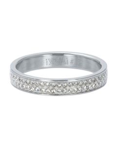 iXXXi Ring Double Zirconia Silver - R3704-3-17