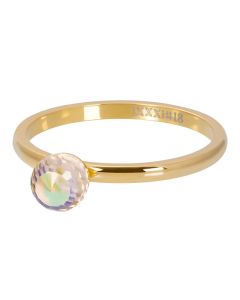 iXXXi Ring Crystal Glass Ball AB Gold Color - R04211-01-17