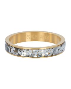 iXXXi Ring Glitter Confetti Gold Color - R04602-01-17