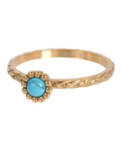 iXXXi Ring Inspired Turquoise Gold Color - R05904-15