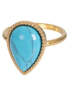iXXXi Ring Rhapsody Turquoise Gold Color - R06003