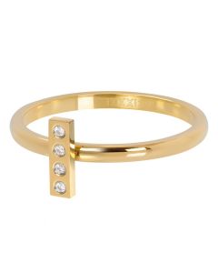iXXXi Ring Design Rectangle Gold Color - R06302-19