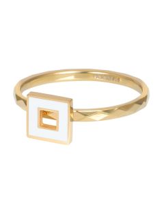 iXXXi Ring Artistic Square Gold Color - R06503-17
