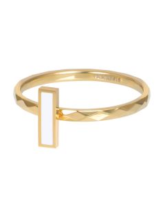 iXXXi Ring Artistic Rectangle Gold Color - R06504-17