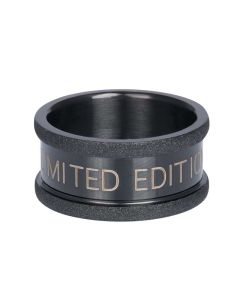iXXXi Basis Ring 10 mm Sandblasted Black - R07901