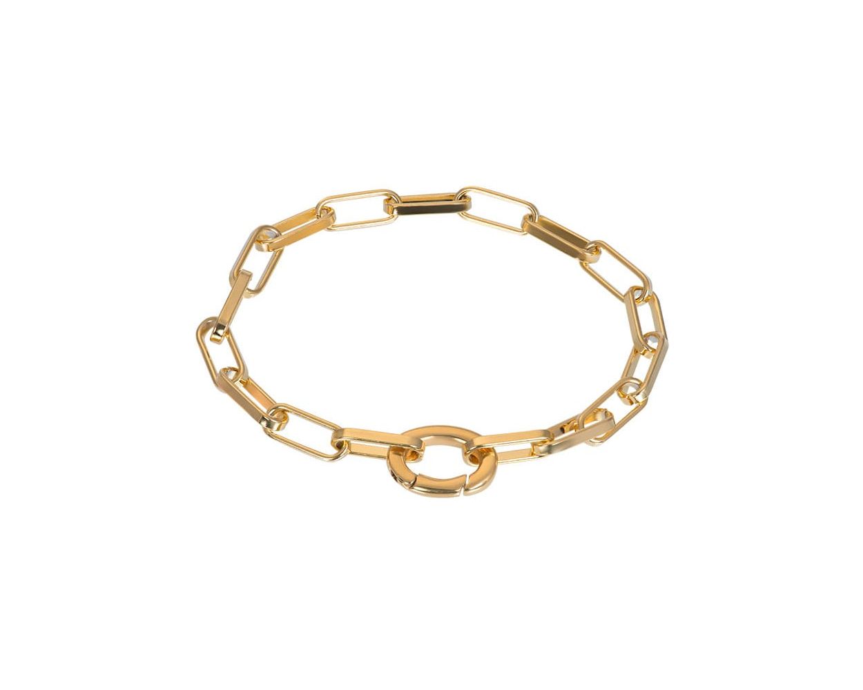 iXXXi Armband Square Chain Gold Color - B00392