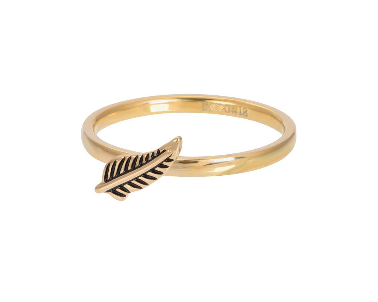 iXXXi Ring Feather Gold Color - R03512