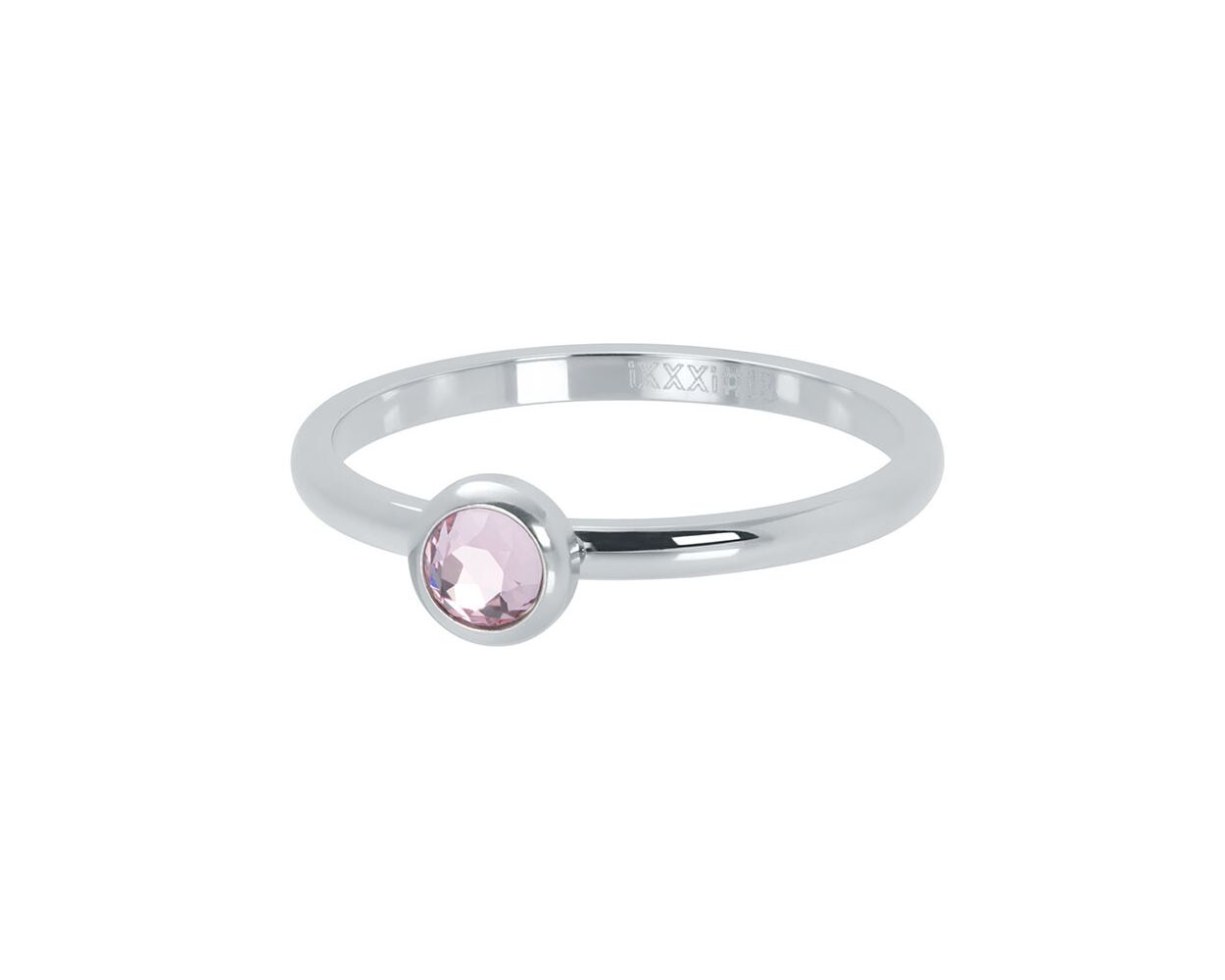 ixxxi ring zirconia pink silver R4107-3