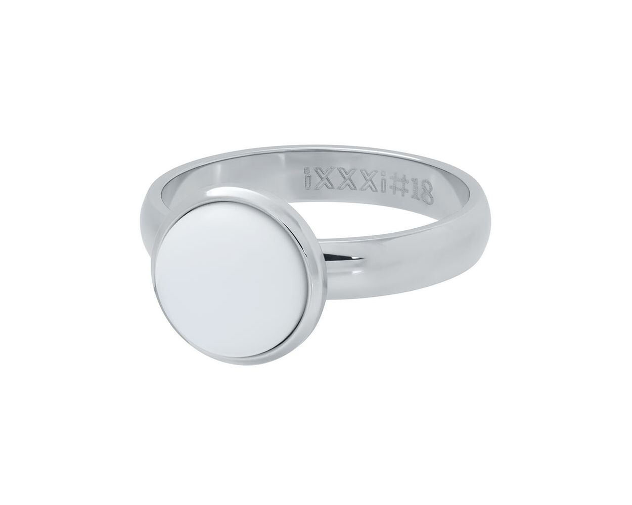 ixxxi ring stone white silver R4302-3