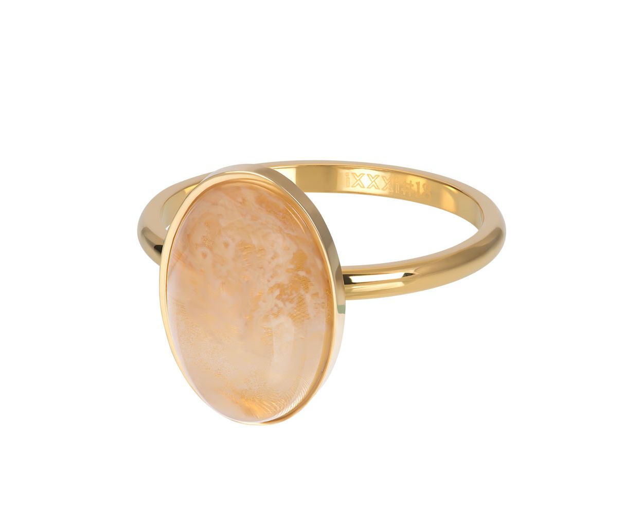 iXXXi Ring Royal Stone Oval Gold Color - R05704-01