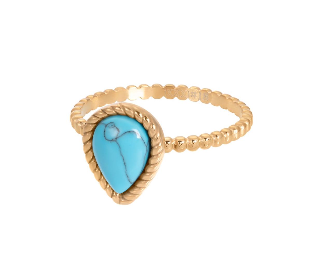 iXXXi Ring Magic Turquoise Gold Color - R05907