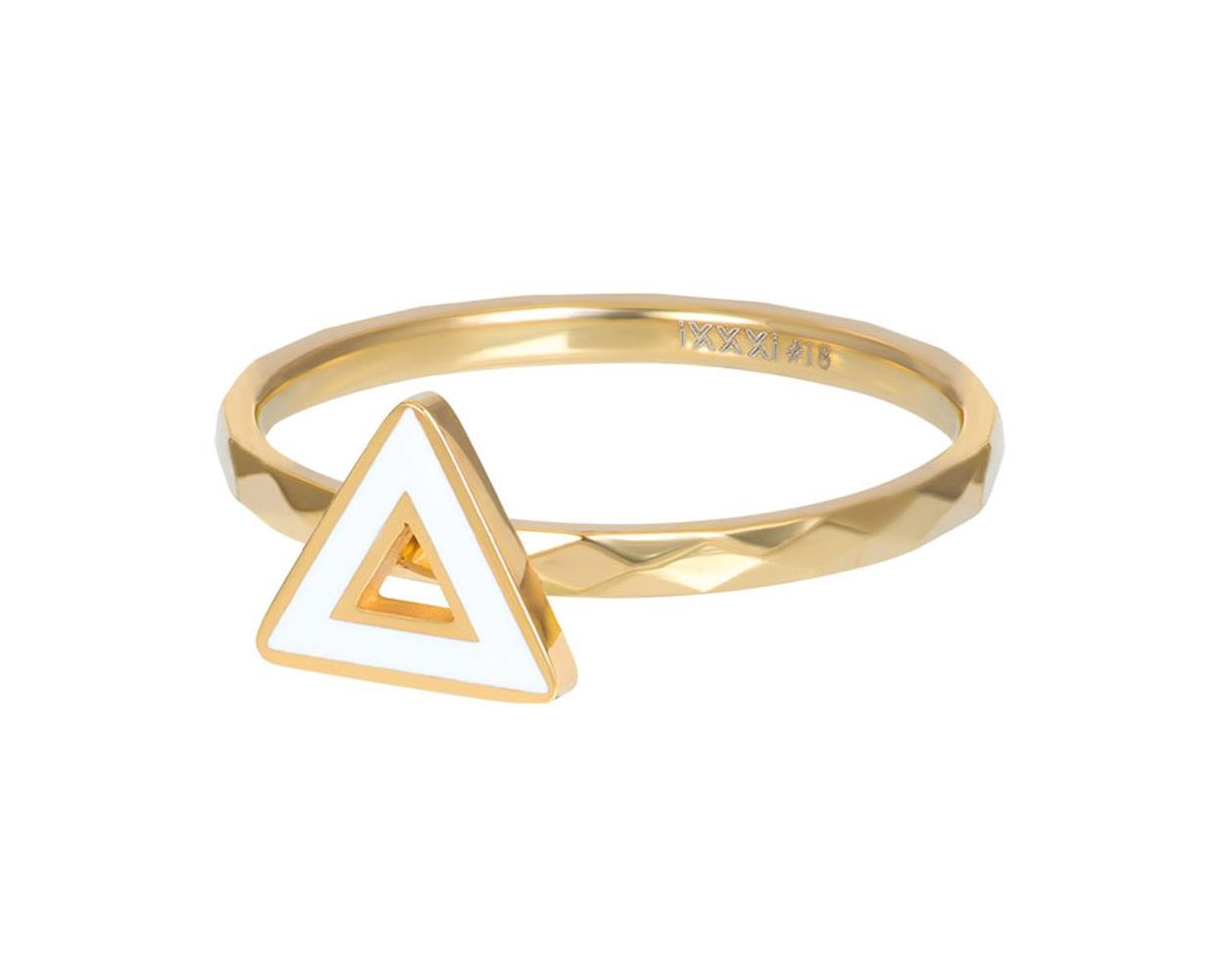 iXXXi Ring Artistic Triangle Gold Color - R06502