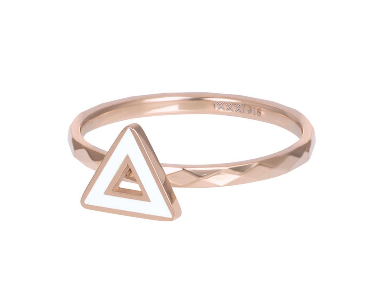 iXXXi Ring Artistic Triangle Rose - R06502