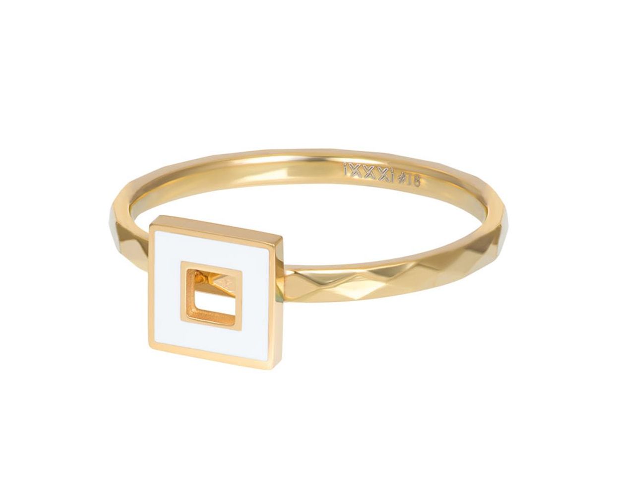 iXXXi Ring Artistic Square Gold Color - R06503