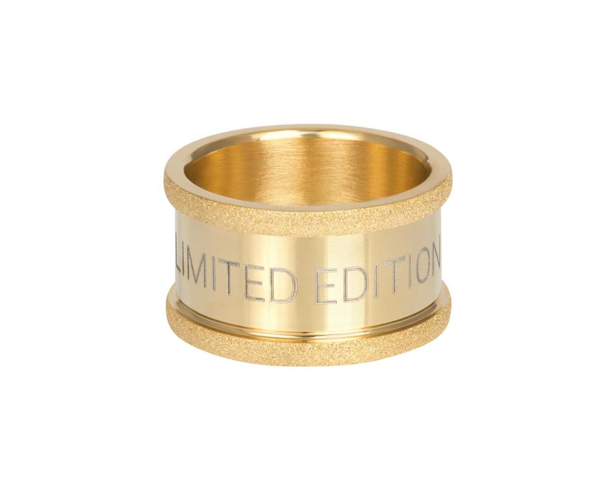 iXXXi Basis Ring 12 mm Sandblasted Gold Color - R08001